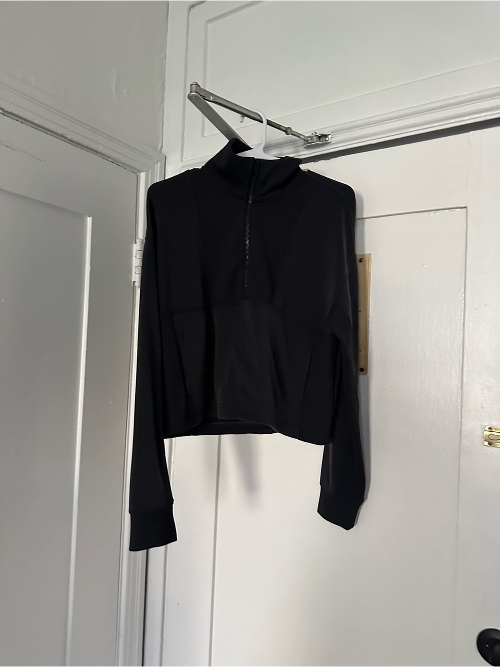 Athleta Black Half-Zip Performance Pullover Jacket